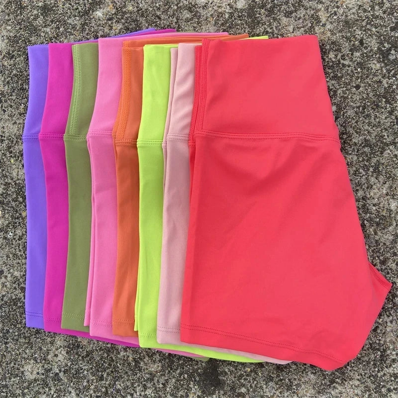 High Waist Athletic Training Shorts