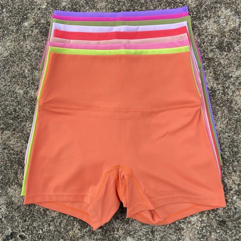 High Waist Athletic Training Shorts