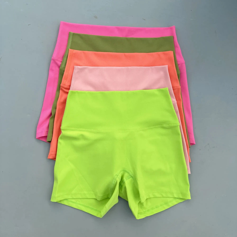 High Waist Athletic Training Shorts
